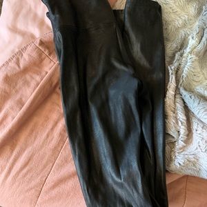 Spanx faux leather leggings